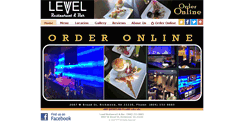 Desktop Screenshot of levelrestaurantbar.com